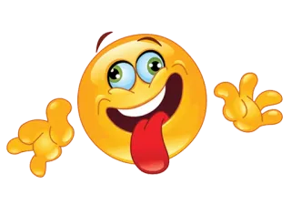 😝 Emoji, Visage, Langue, Drôle, Fou, Joyeux, Idiot, Expression telegram sticker
