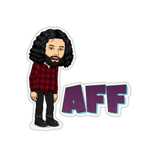 😒 AFF Bitmoji, Hoạt hình, Người, Tiếng lóng telegram sticker