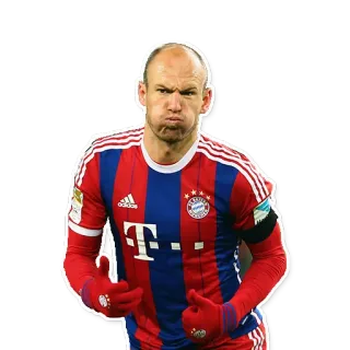 😣 Arjen Robben soccer, football, athlete, player, bayern munich telegram sticker