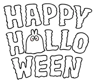 👻 HAPPY HALLOWEEN Halloween, duch, świąteczny, święto, obchody, straszny telegram sticker