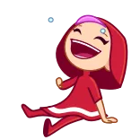 Red Riding Hood telegram stickers