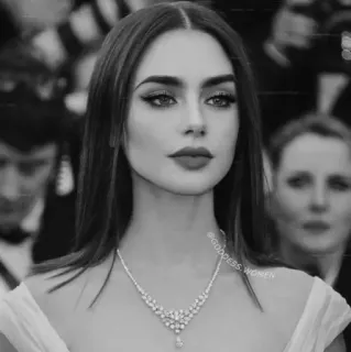 🖤 @GODDESS.WOMEN woman, portrait, beauty, necklace telegram sticker
