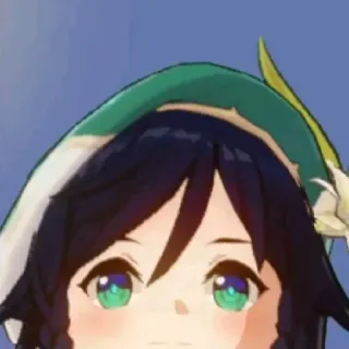 😶 Venti Genshin Impact Anime, Video game, Venti, Genshin, Karakter whatsapp sticker