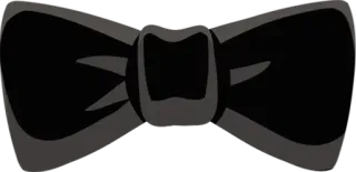 🦋 gravata borboleta, preto, formal, acessório, roupa telegram sticker