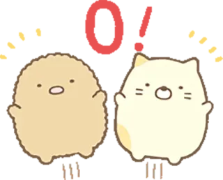🕛 cute, animal, kawaii, sticker, cartoon whatsapp sticker