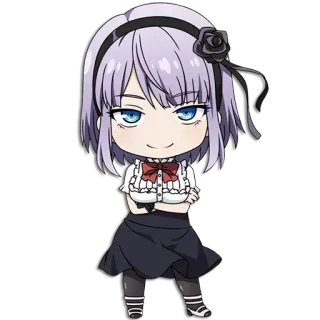 😏 Anime, Chibi, Niedlich, Cartoon, Charakter, Manga whatsapp sticker