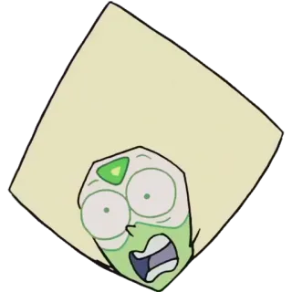 😦 Peridot Steven Universe 만화, 애니메이션, 캐릭터, 페리도트, 스티븐 유니버스 telegram sticker