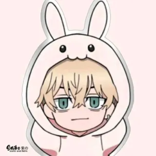 🐰 Anime, Dibujos animados, Personaje, Pegatina telegram sticker