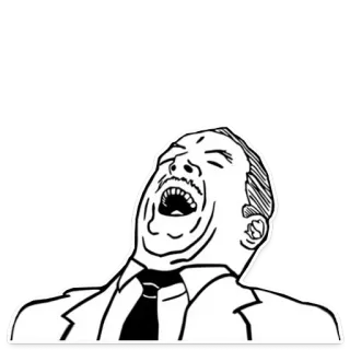 😂 Meme, Lachen, Anzug, Lustig, Internet Meme telegram sticker