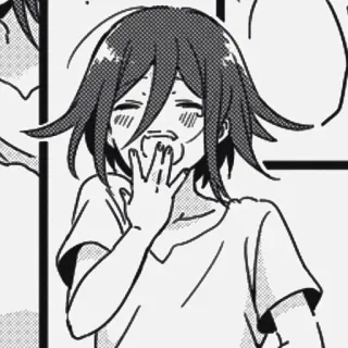 🏁 Manga, Anime, Gähnen, Müde, Erschöpft whatsapp sticker