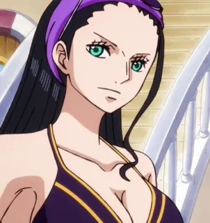 💄 Nico Robin One Piece Anime, One Piece, Nico Robin, Charakter, Frau telegram sticker