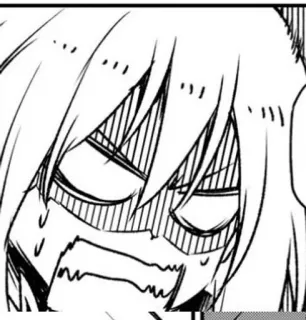 🌟 anime, manga, angry, face, expression telegram sticker