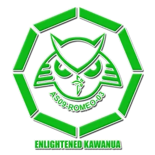 😎 ENLIGHTENED KAWANUA owl, emblem, green, AS09-ROMEO-03, enlightened kawanua telegram sticker