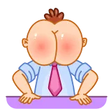 Mr. Rosy Cheeks whatsapp stickers