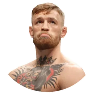 ☹️ Conor McGregor 康纳·麦格雷戈, MMA, UFC, 拳手, 纹身, 武术 telegram sticker
