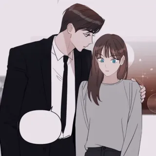 ✖️ cartoon, couple, man, woman, relationship, art telegram sticker