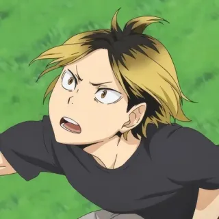 😰 Kenma Kozume Haikyuu!! Anime, Haikyuu, Kenma, Kozume, Volleyball, Charakter telegram sticker