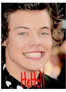 😁 HeHe!! harry styles, hehe, chanteur, portrait telegram sticker