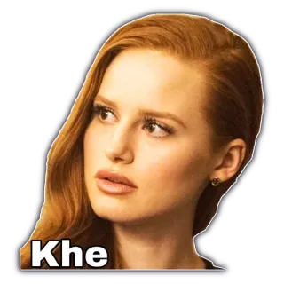 🤨 Khe persona, mujer, retrato, cara, pelirroja telegram sticker