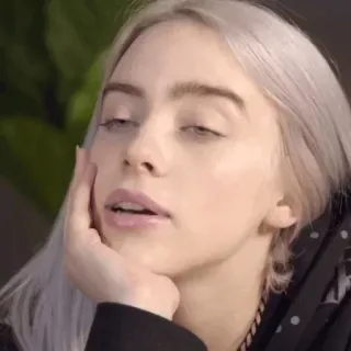 🕷 Billie Eilish cantor, celebridade, popstar, músico, artista telegram sticker