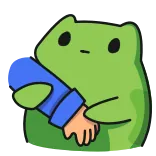 🥺 katak, binatang, kartun, imut whatsapp sticker