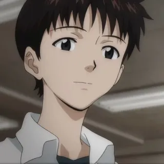 😇 Shinji Ikari Neon Genesis Evangelion Anime, Personaje, Shinji, Evangelion telegram sticker