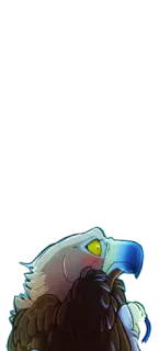 👤 pássaro, águia, desenho animado, animal, fofo, fofo whatsapp sticker