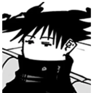 🙂 Megumi Fushiguro Jujutsu Kaisen Anime, Manga, Megumi Fushiguro, Jujutsu Kaisen, Personaje, Sticker whatsapp sticker