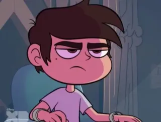 😒 Marco Diaz Star vs. the Forces of Evil cartoon, disney, character, marco diaz, star vs the forces of evil telegram sticker
