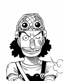 😉 Usopp One Piece Anime, Manga, One Piece, Usopp, Charakter, Scharfschütze, Strohhutpiraten telegram sticker