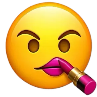💄 emoji, trang điểm, son môi, làm đẹp whatsapp sticker