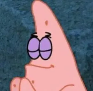 ⭐️ Patrick Star SpongeBob SquarePants Patrick Stella, Spongebob, Cartone animato, Personaggio telegram sticker