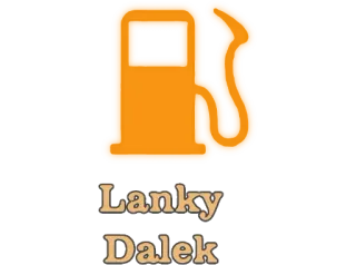 🚗 Lanky Dalek Tankstelle, Tankstelle, Kraftstoff, Orange, Symbol telegram sticker