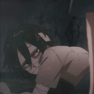 🖤 Zack Angels of Death Anime, Manga, Horor, Karakter, Zack, Angels of Death, Menakutkan telegram sticker