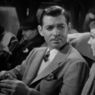 Clark Gable | @DeviIish whatsapp stickers