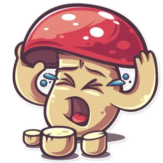 😭 seta, llorando, triste, emoji, sticker, dibujo animado telegram sticker