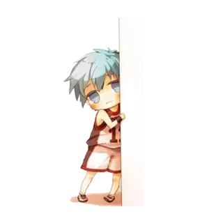 😳 Kuroko Tetsuya Kuroko no Basket Anime, Manga, Kuroko no Basket, Chibi, Baloncesto, Kuroko Tetsuya telegram sticker