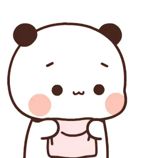 ✨ 팬더, 귀여운, 만화, 동물, 카와이, 사랑스러운, 곰 whatsapp sticker