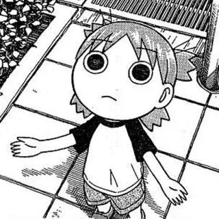 😔 Yotsuba Koiwai Yotsuba&! anime, manga, character, cute, girl, yotsubato, yotsuba koiwai telegram sticker
