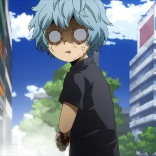 💀 Tomura Shigaraki My Hero Academia アニメ, ヴィラン, 疲れた, 僕のヒーローアカデミア, 死柄木 telegram sticker