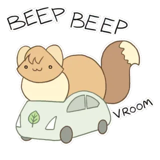 🚗 BEEP BEEP VROOM telegram sticker
