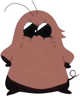 😠 cartoon, angry, monster, cute, funny telegram sticker