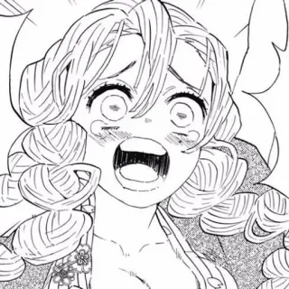 💗 Mitsuri Kanroji Demon Slayer Anime, Manga, Demon Slayer, Mitsuri Kanroji whatsapp sticker