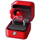 π Telegram ring, sieraden, verloving, bruiloft, liefde, aanzoek, telegram whatsapp sticker