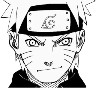 🙂 Naruto Uzumaki Naruto наруто, узумаки, аниме, манга, ниндзя, персонаж, повязка telegram sticker