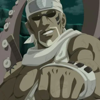 🐙 Killer Bee Naruto anime, ninja, character, rapper, fighter, jinchuriki telegram sticker