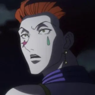 😨 Hisoka Hunter x Hunter Anime, Villano, Cazador, Hisoka whatsapp sticker