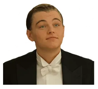 😋 Leonardo DiCaprio Titanic leonardo dicaprio, ator, titanic, filme, jovem, homem telegram sticker