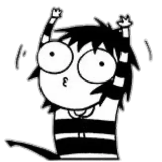 😗 Anime, Cartone animato, Personaggio, Adesivo telegram sticker