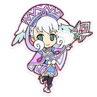 😋 anime, chibi, cute, manga, sticker telegram sticker